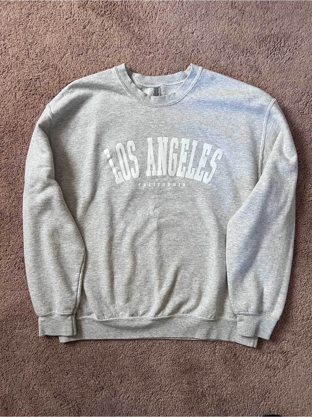 Los Angeles Gray Crewneck Sweatshirt